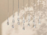 Soltaire Glass Linear Chandelier