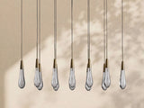 Soltaire Glass Linear Chandelier