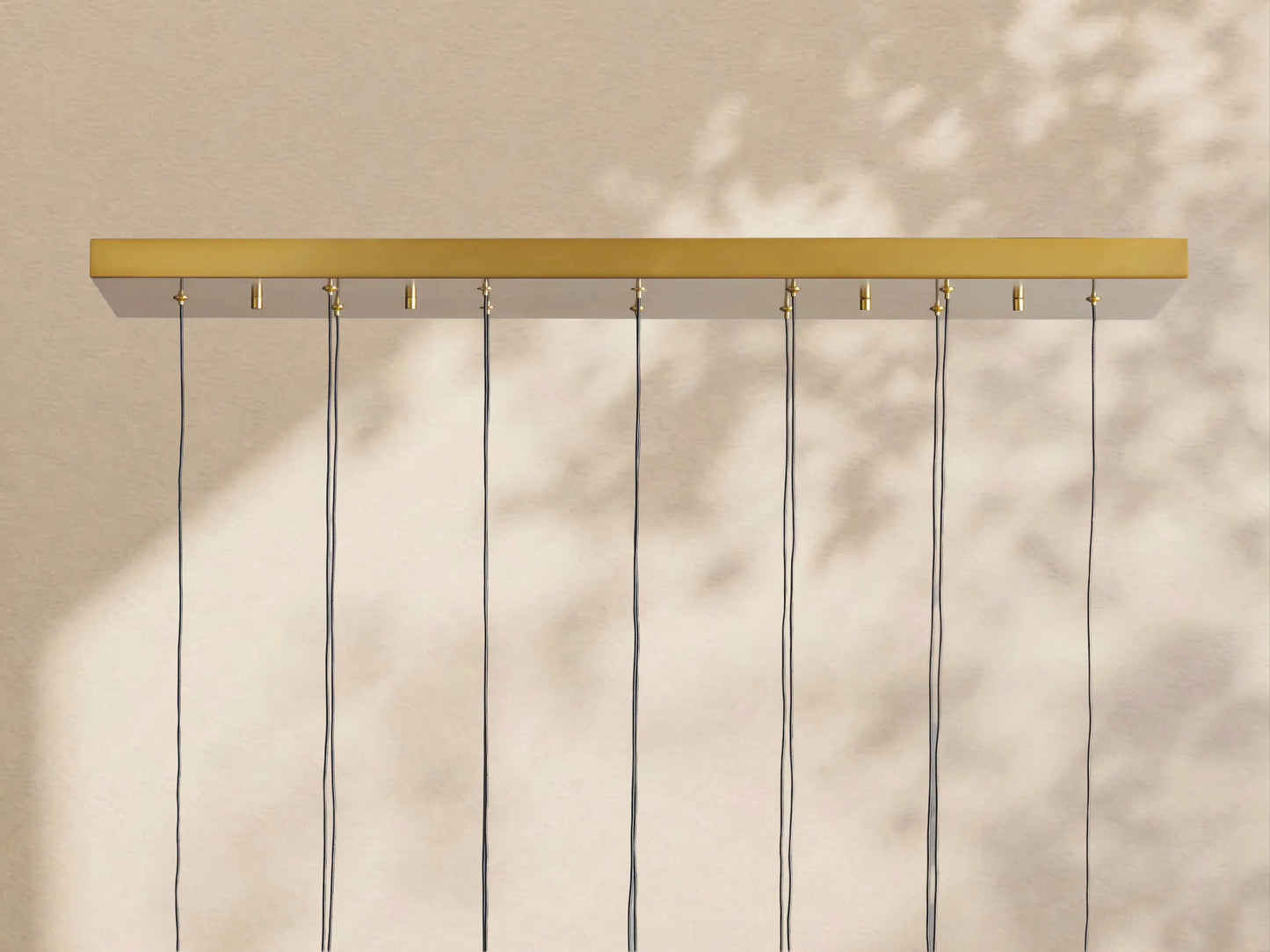 Soltaire Glass Linear Chandelier