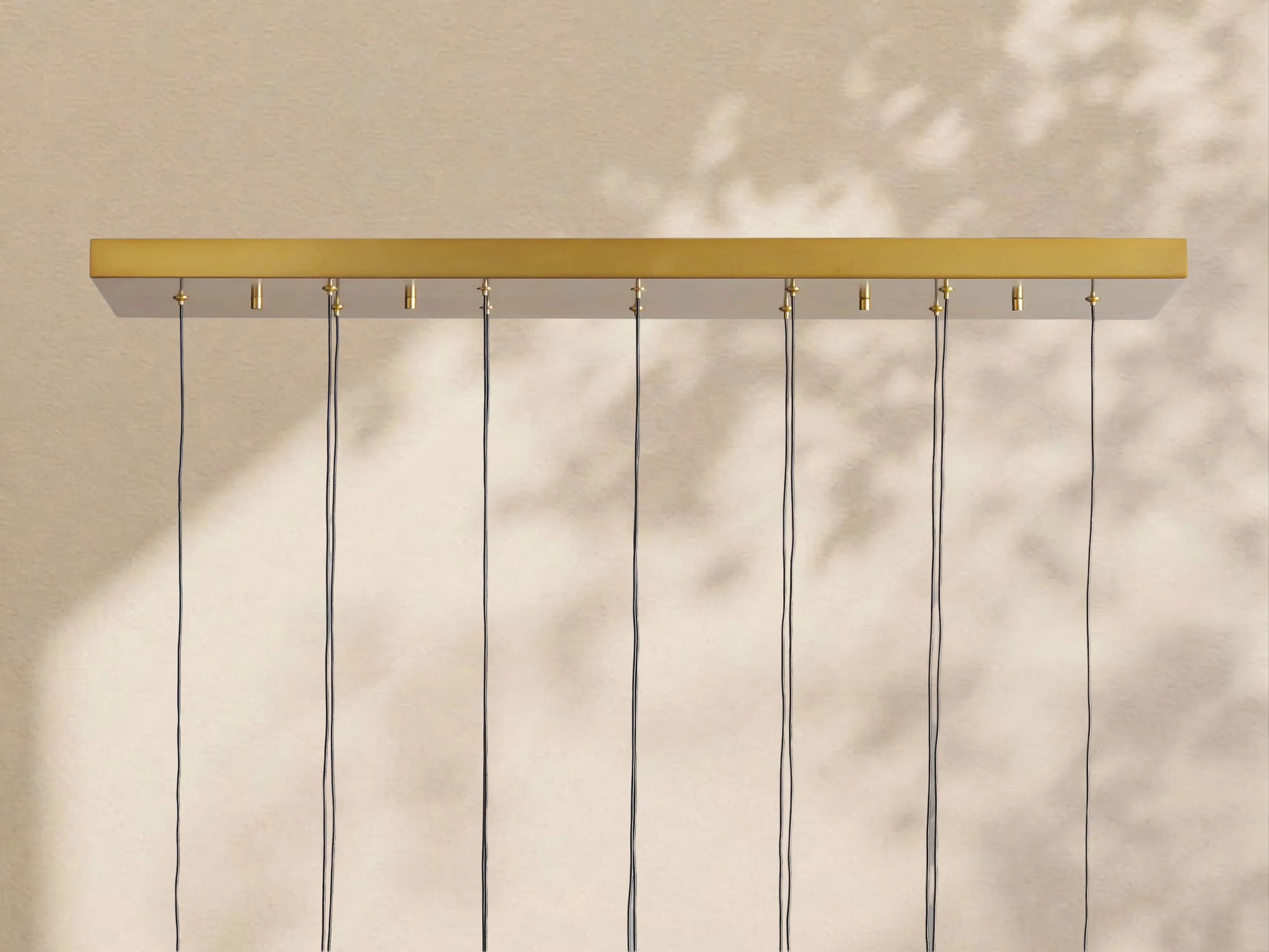 Soltaire Glass Linear Chandelier