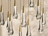 Soltaire Glass Linear Chandelier