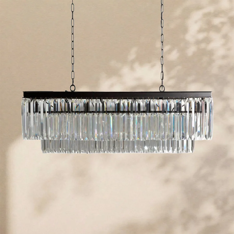 Lierand Tiered Rectangular Chandelier