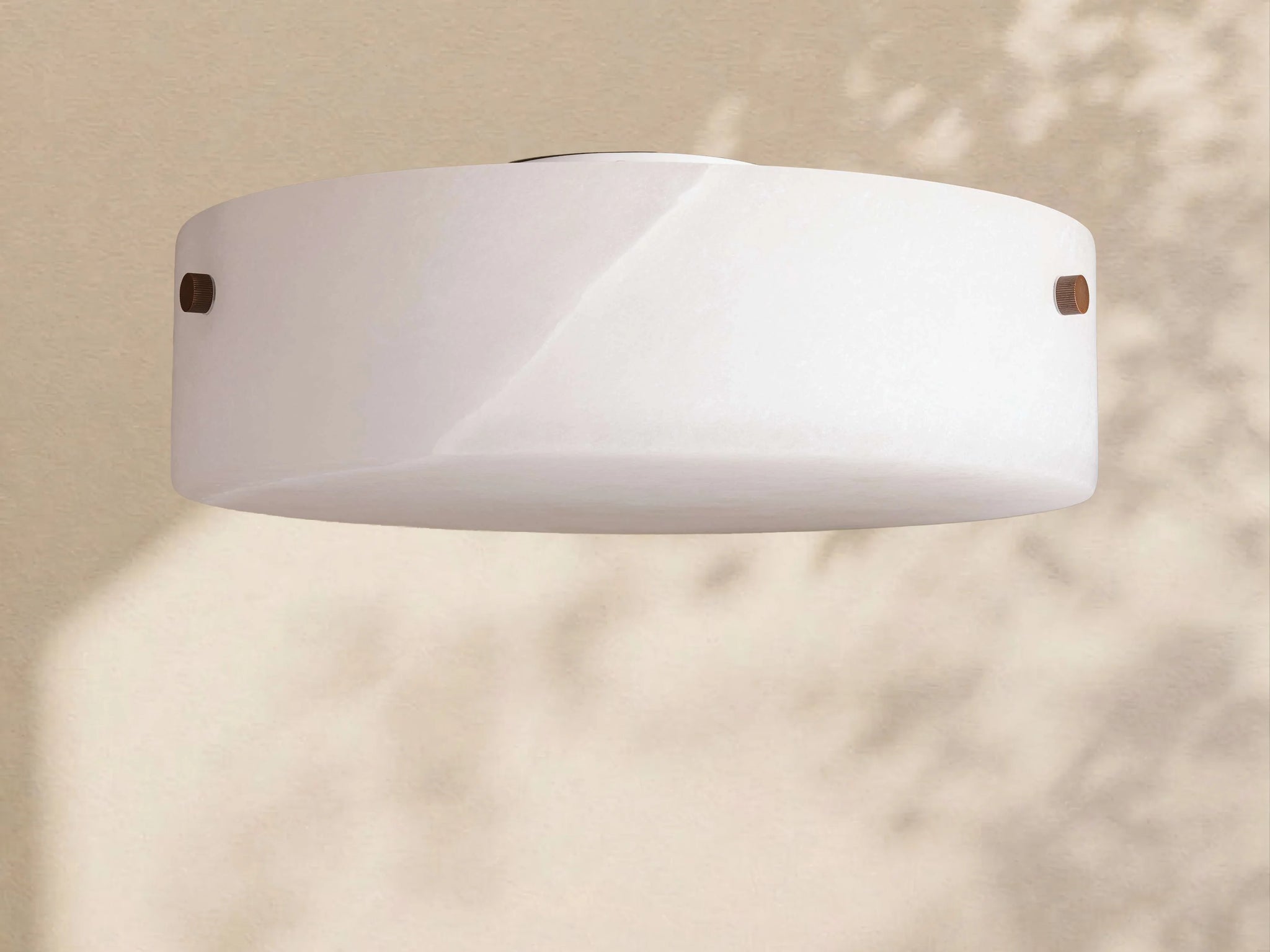 Calera Alabaster Stone Flushmount