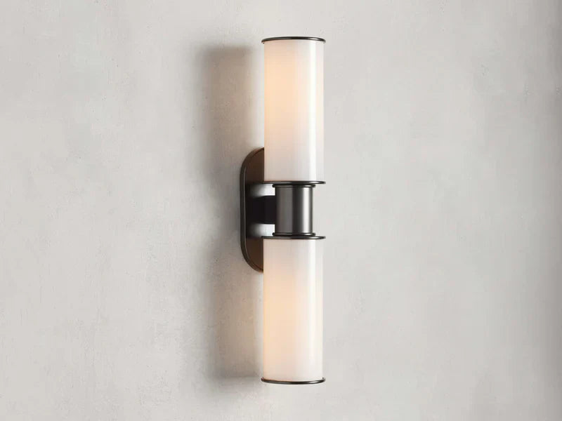 Aylan Double Sconce in Milk