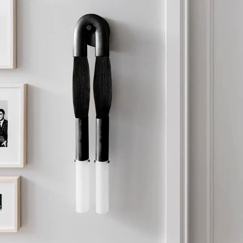 Antonia Horsehair Double Sconce