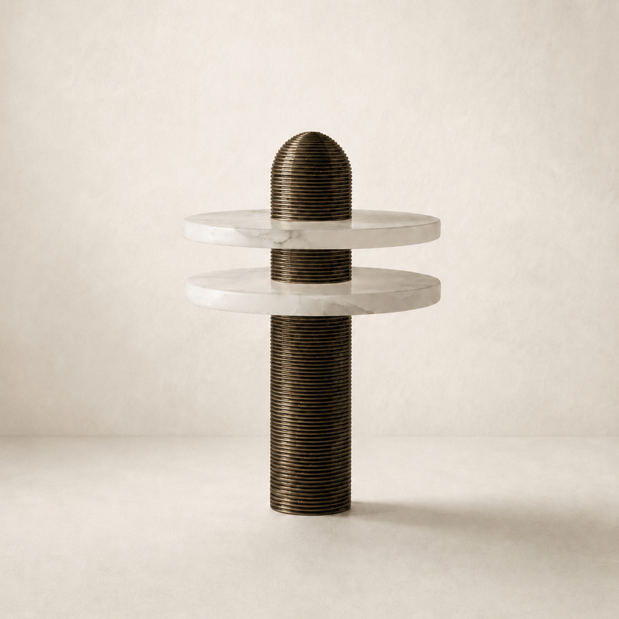 Median Alabaster Table Lamp