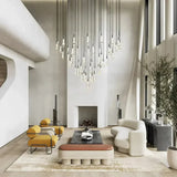 Soratai Modern Round Chandelier 17" 24" 36" 58"
