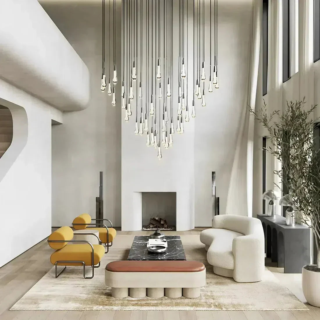 Soratai Modern Round Chandelier 17" 24" 36" 58"