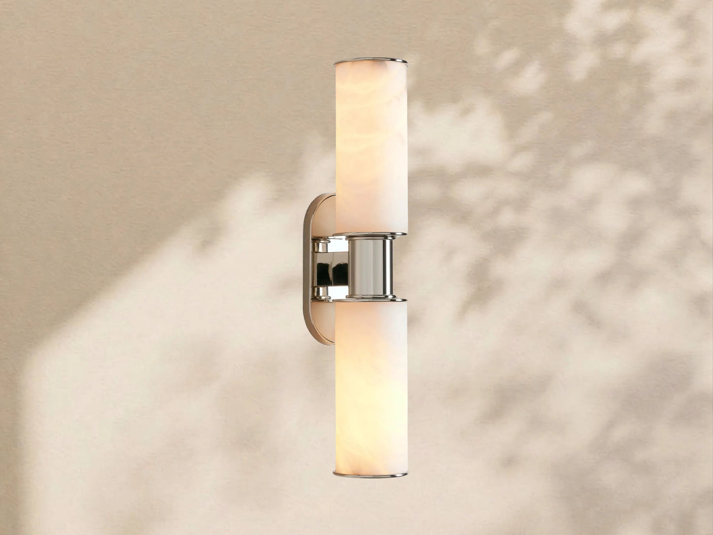 Aylan Double Sconce in Alabaster
