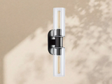 Aylan Double Sconce in Clear