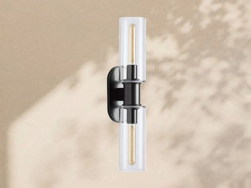 Aylan Double Sconce in Clear