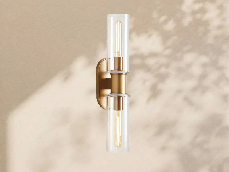 Aylan Double Sconce in Clear