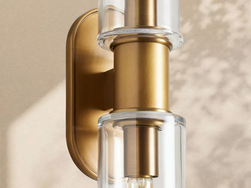 Aylan Double Sconce in Clear