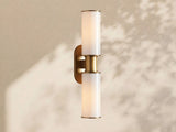 Aylan Double Sconce in Milk