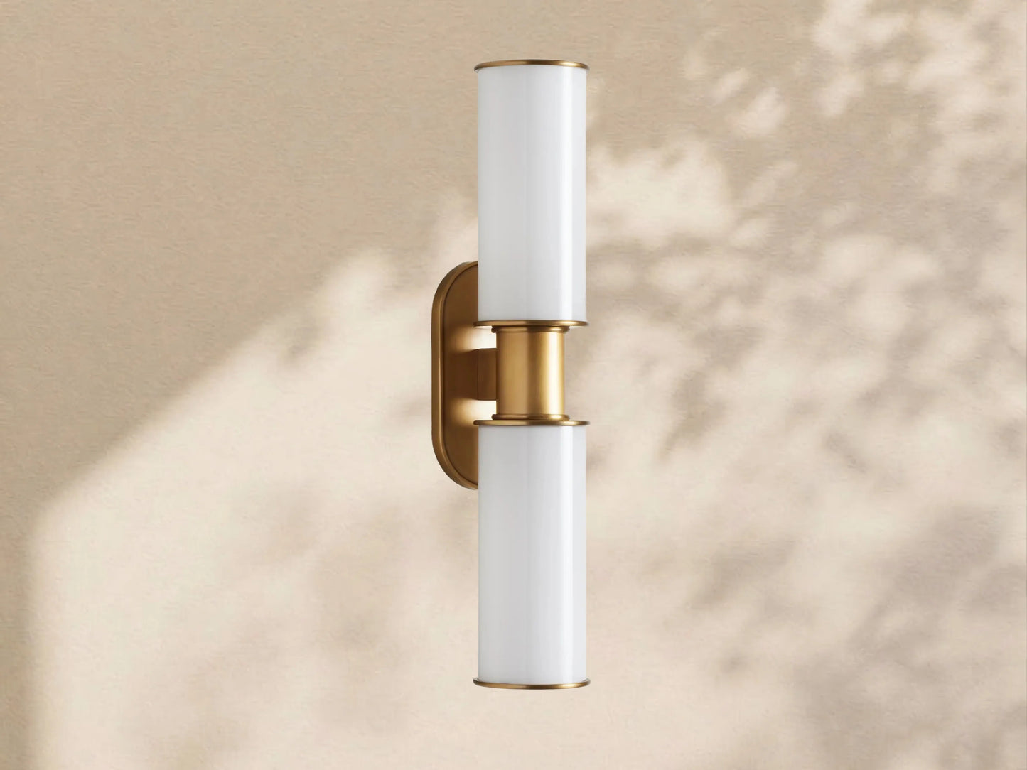 Aylan Double Sconce in Milk