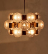 Allis Glass Chandelier, Large