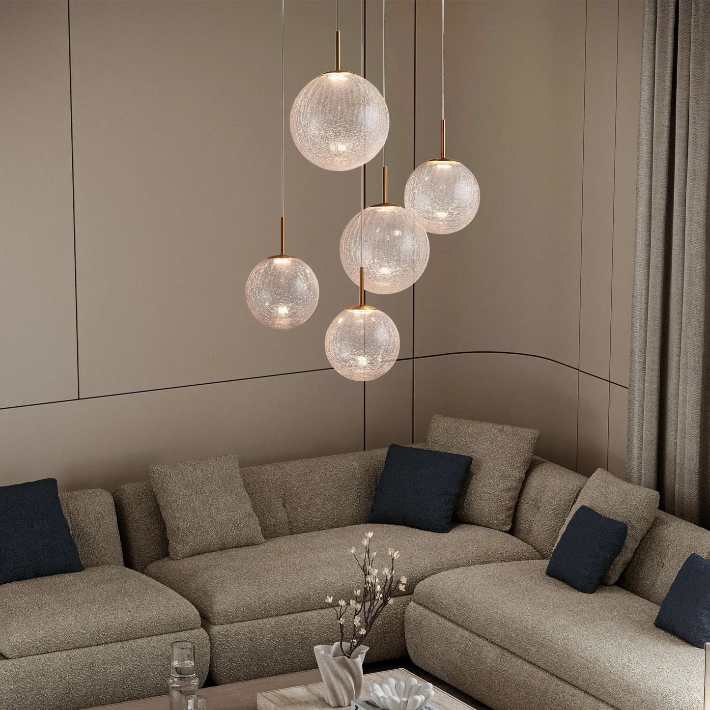 Casen Round Chandelier 20" 28" 34" 43"