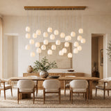 Arica Alabaster Linear Chandelier