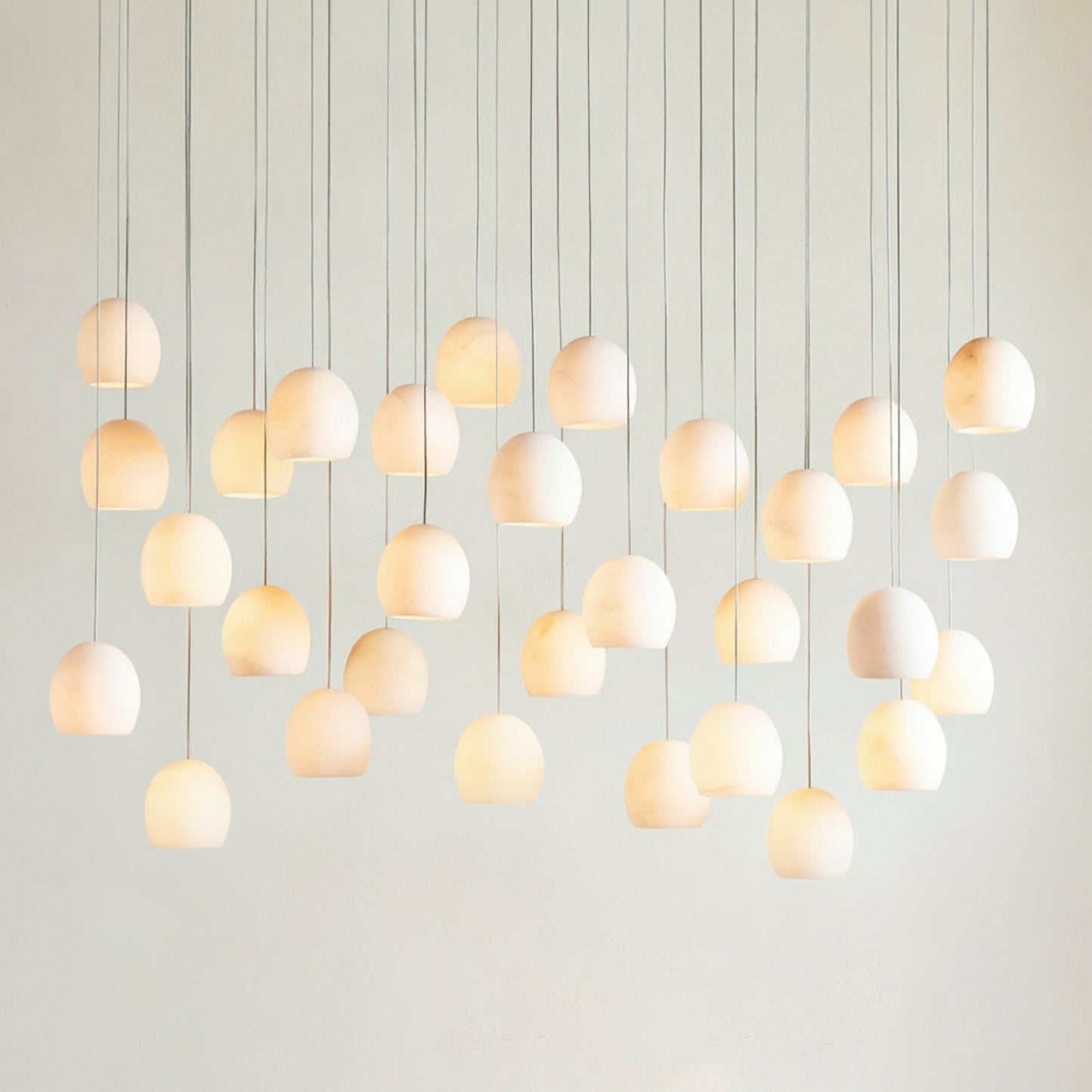 Arica Alabaster Linear Chandelier