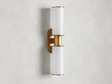 Aylan Double Sconce in Milk