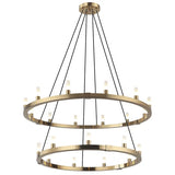 Maurer 2-Tier Round Chandelier