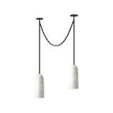 Figure Spanish Chain Alabaster Chandelier