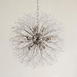 Dandelion 43" Round Chandelier in Silver