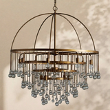 Virelle Modern Crystal Ball 4 Tier Chandelier