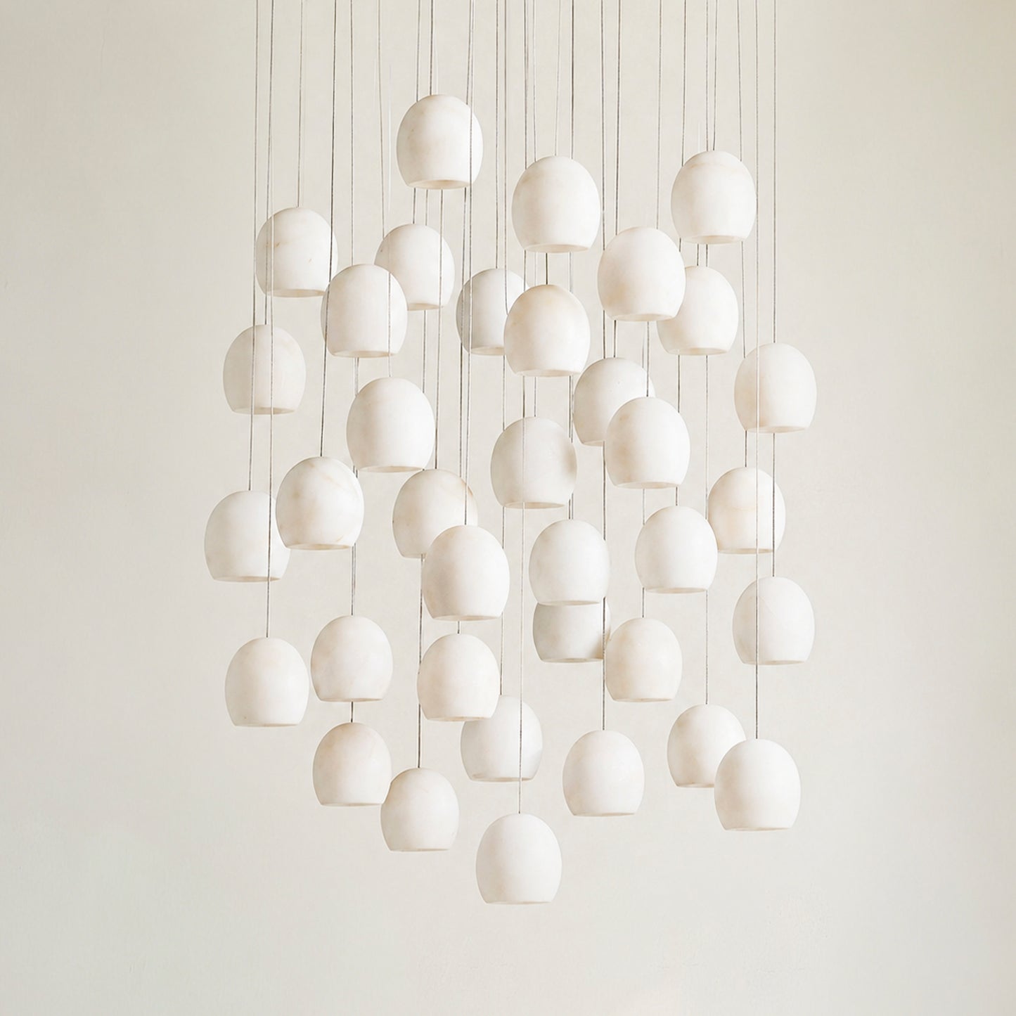 Arica Alabaster Round Chandelier