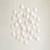 Arica Alabaster Round Chandelier