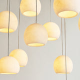 Arica Alabaster Round Chandelier