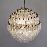 Verona Round Chandelier 24" - 140 Glass Clear