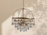Virelle Modern Crystal Ball 4 Tier Chandelier
