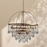 Virelle Modern Crystal Ball 4 Tier Chandelier