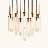 Collena Fluted Glass Round Chandelier