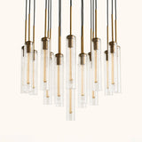 Collena Fluted Glass Round Chandelier