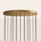 Collena Fluted Glass Round Chandelier