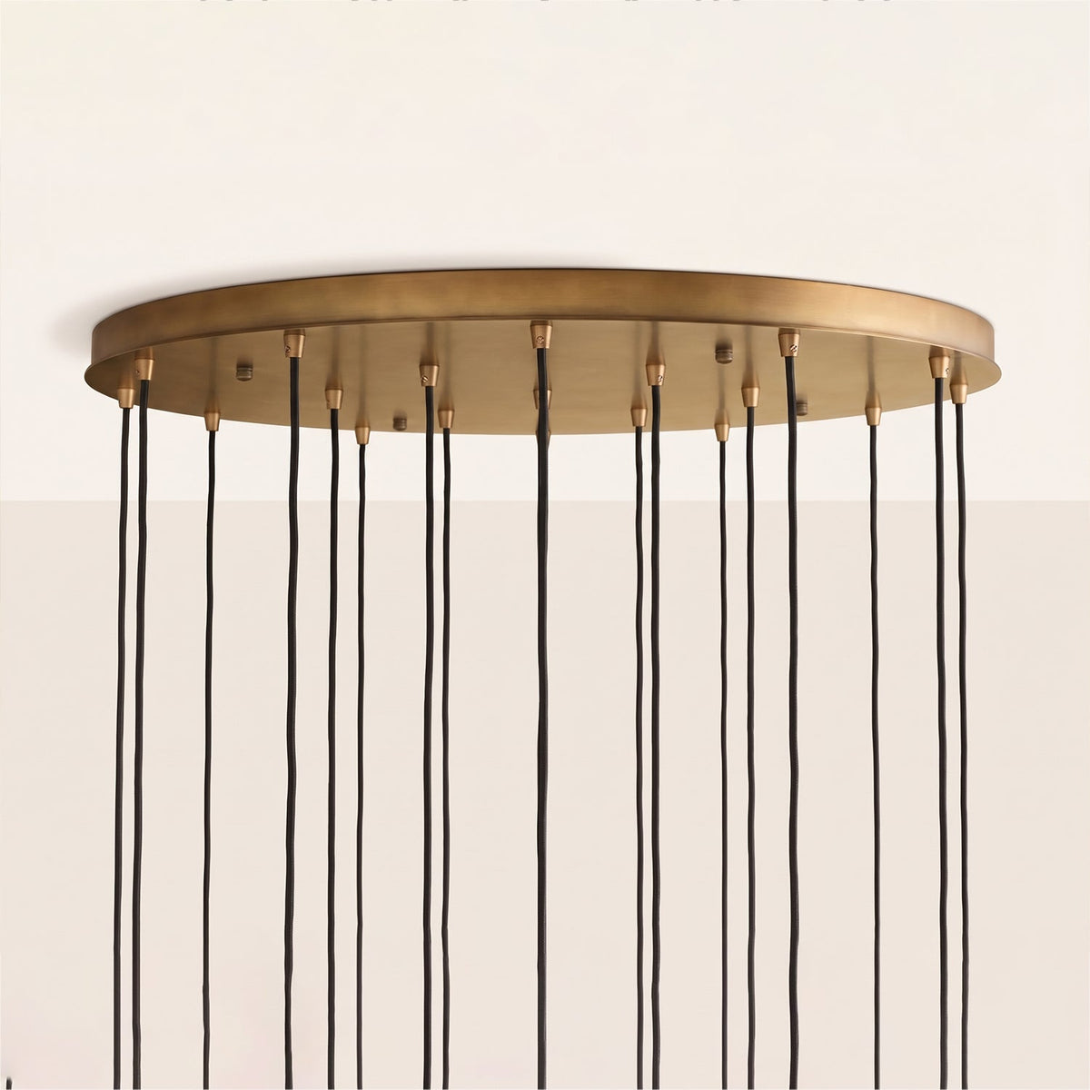 Collena Fluted Glass Round Chandelier
