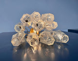 Murano-Style Wall Lamp | 16 Iris Poliedri Glass | Set of 2