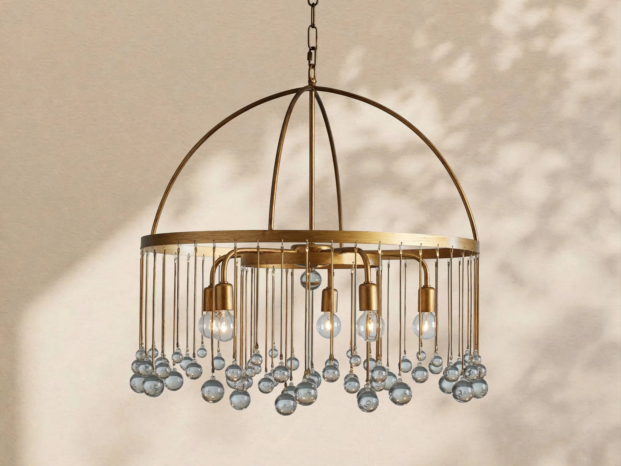 Virelle Crystal Ball Round Chandelier 5 Light / 8 Light