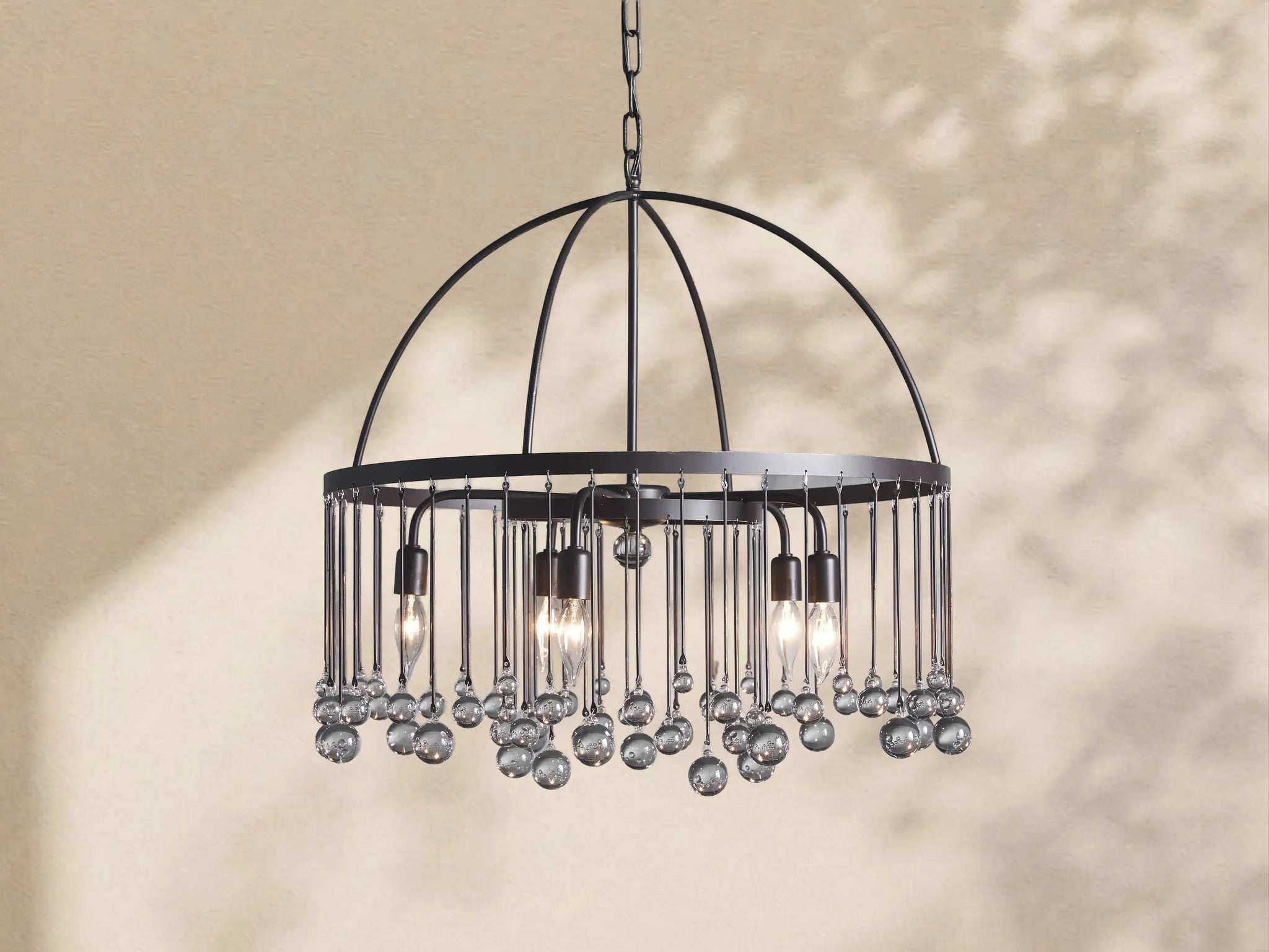 Virelle Crystal Ball Round Chandelier 5 Light / 8 Light