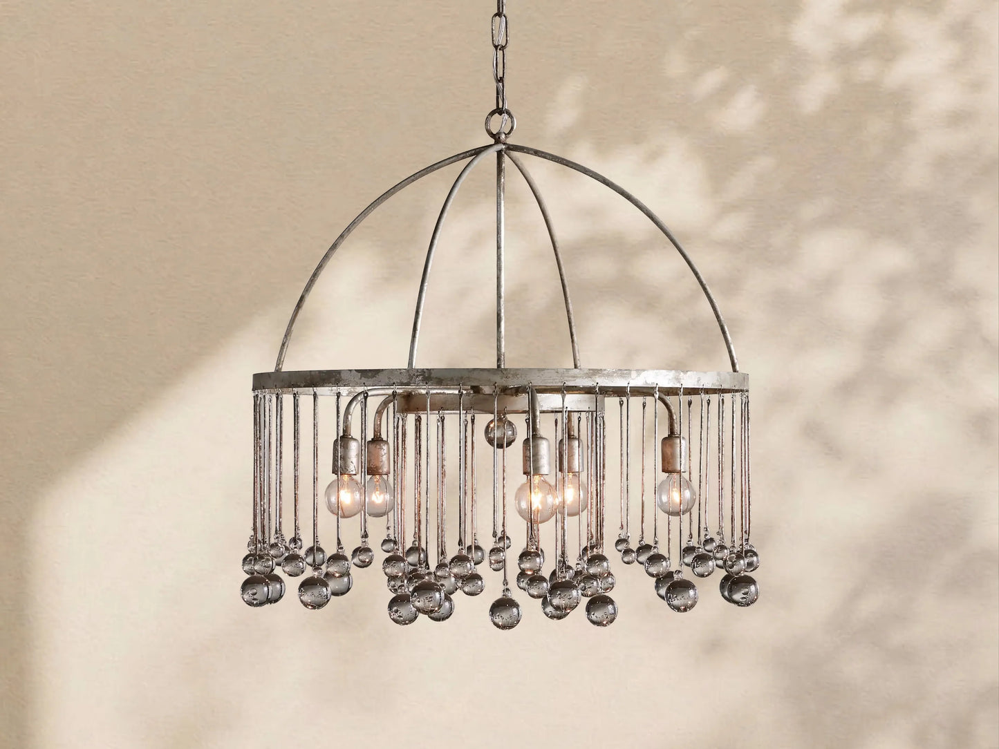 Virelle Crystal Ball Round Chandelier 5 Light / 8 Light