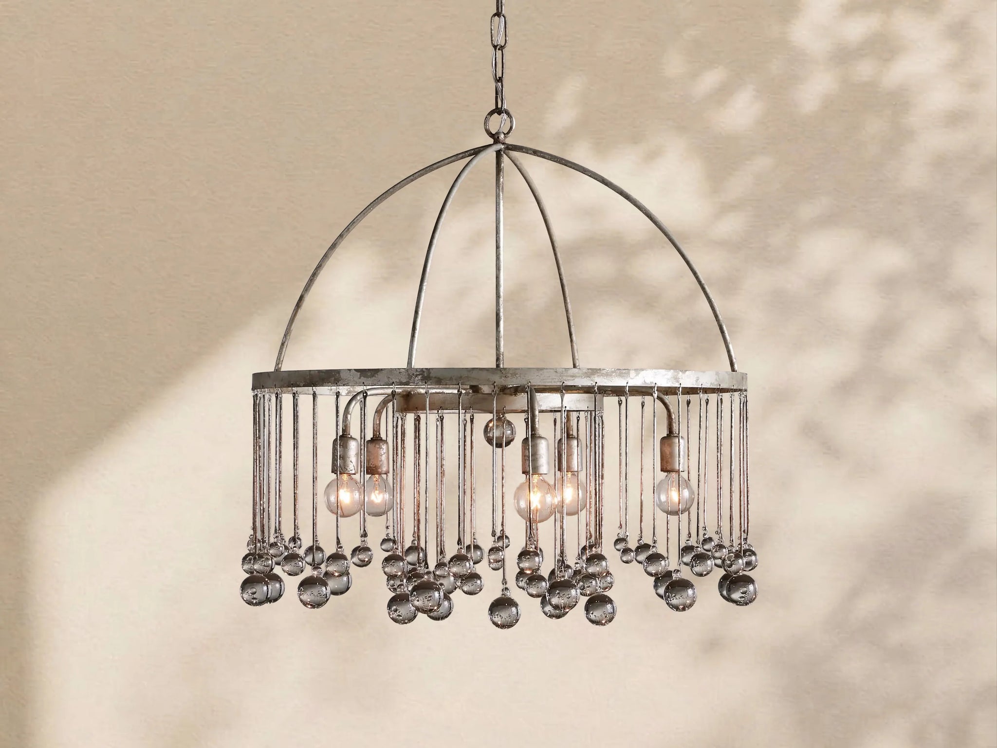 Virelle Crystal Ball Round Chandelier 5 Light / 8 Light
