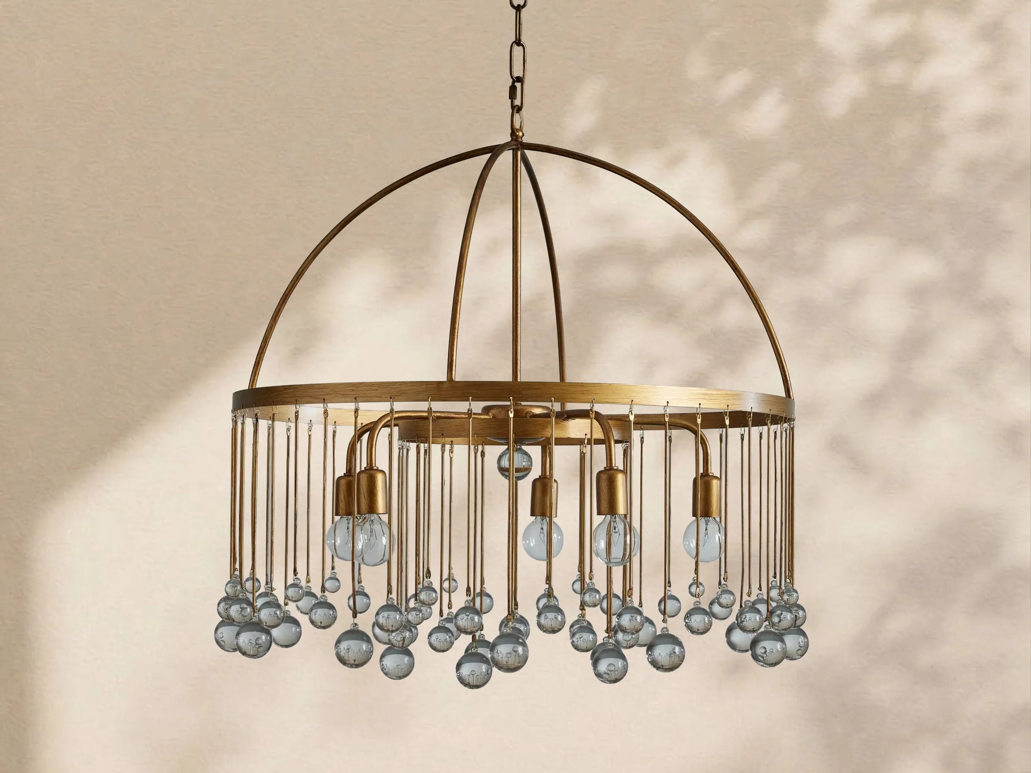 Virelle Crystal Ball Round Chandelier 5 Light / 8 Light