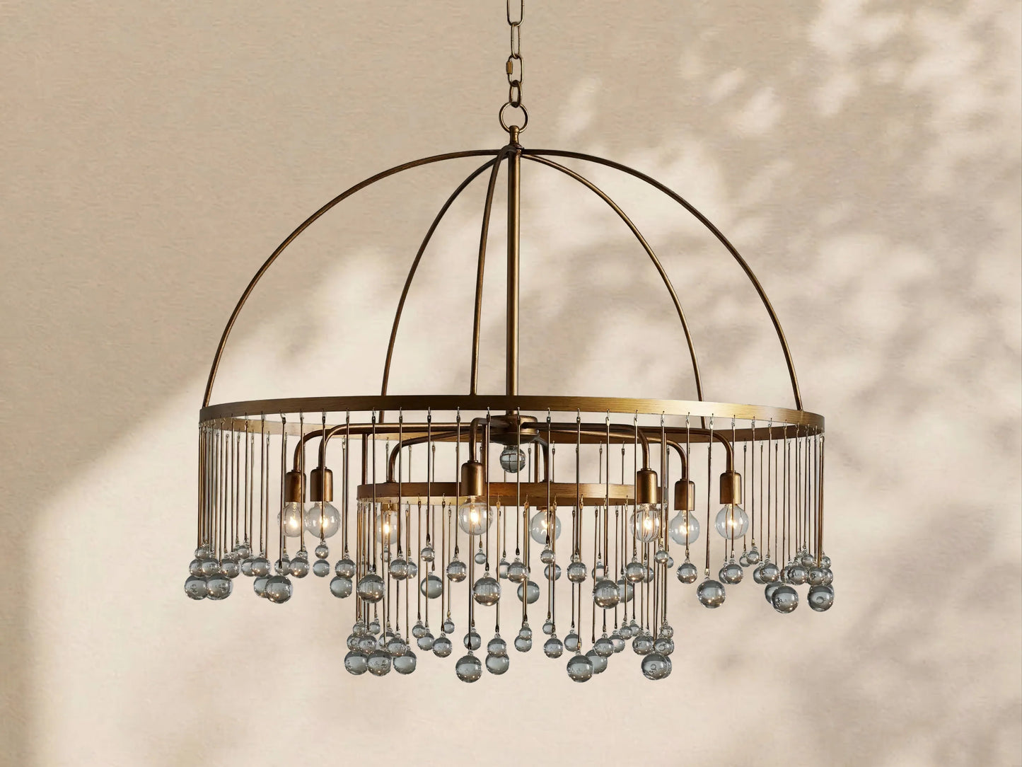 Virelle Crystal Ball Round Chandelier 5 Light / 8 Light