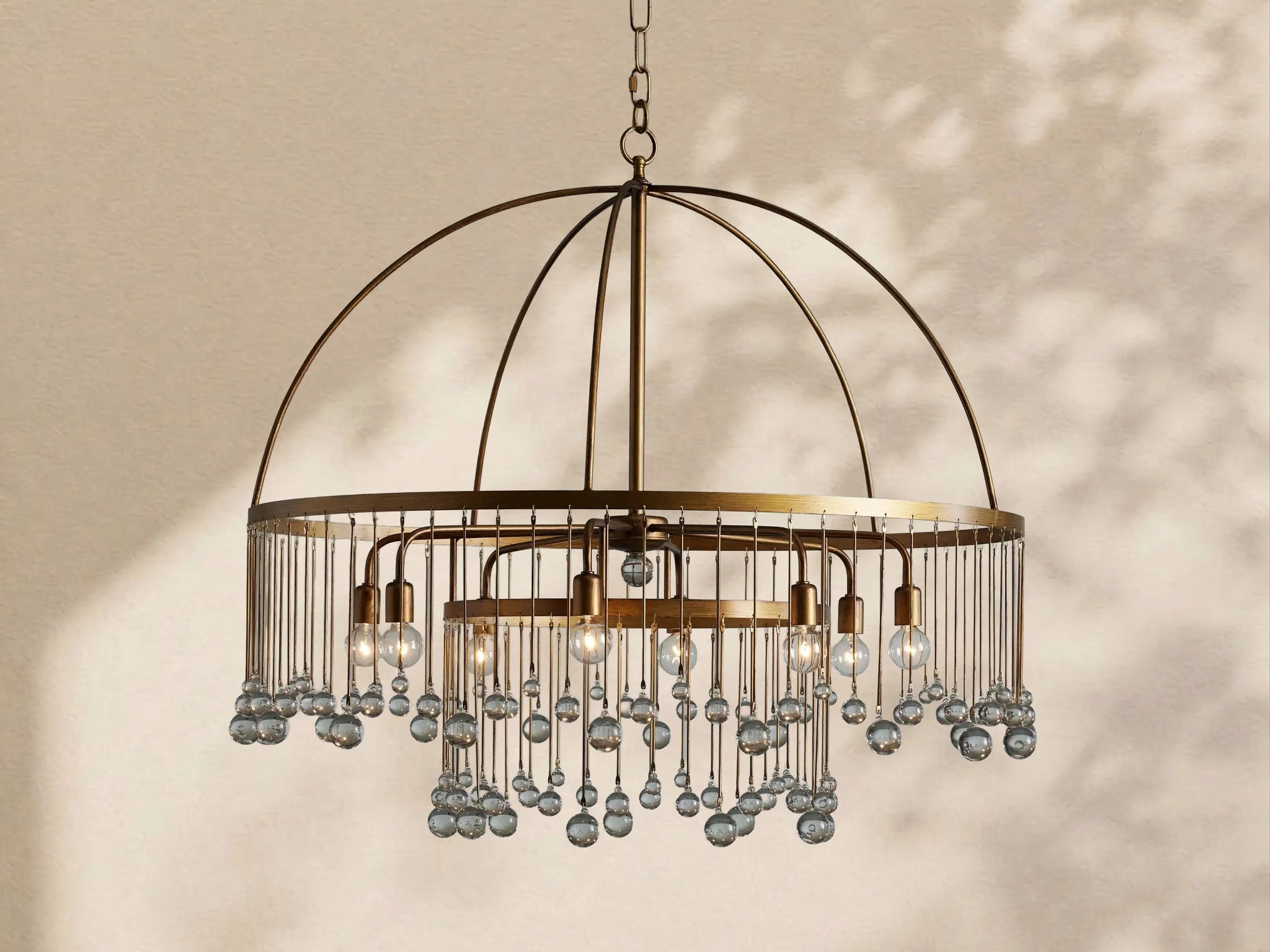 Virelle Crystal Ball Round Chandelier 5 Light / 8 Light