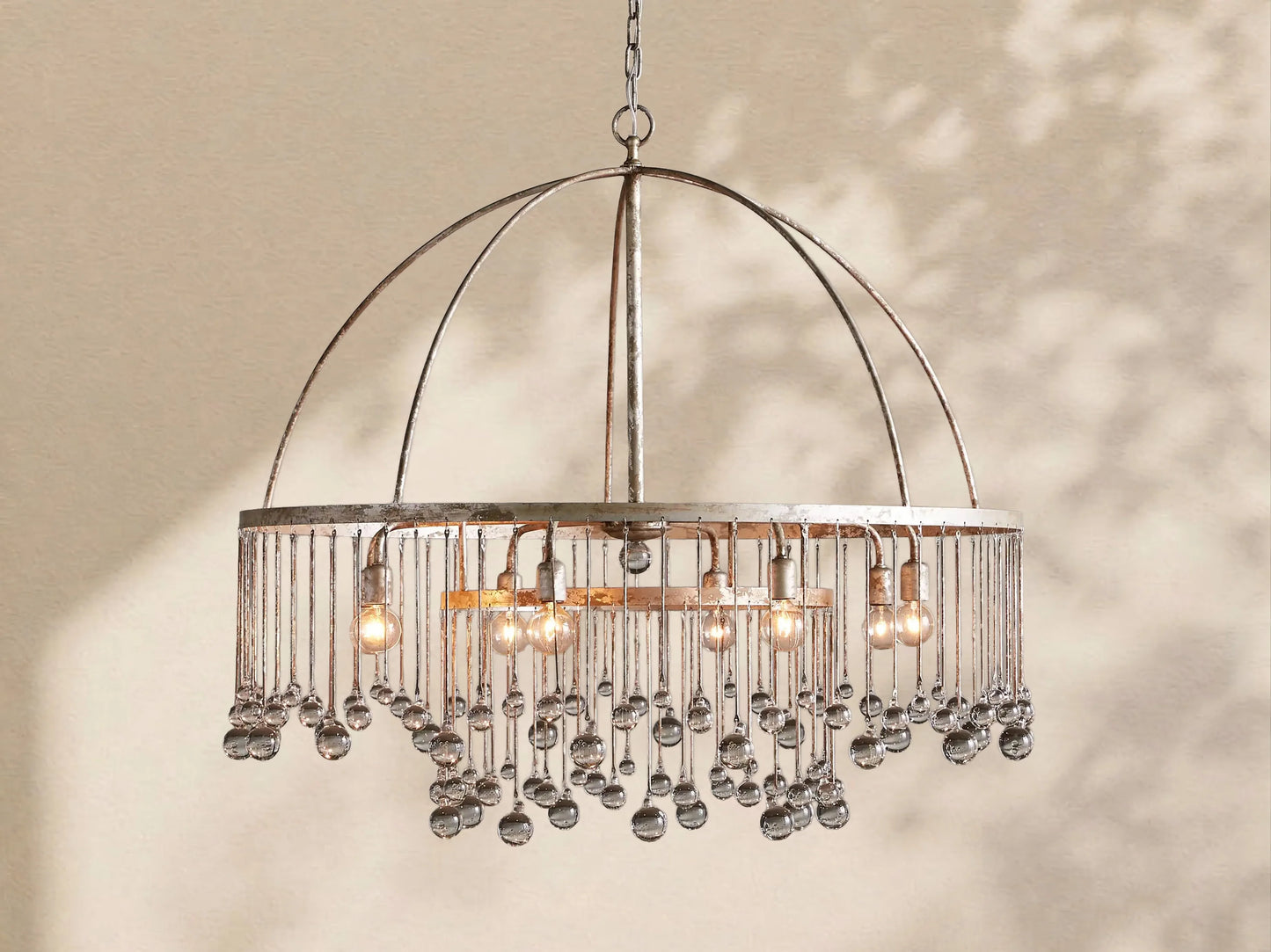 Virelle Crystal Ball Round Chandelier 5 Light / 8 Light