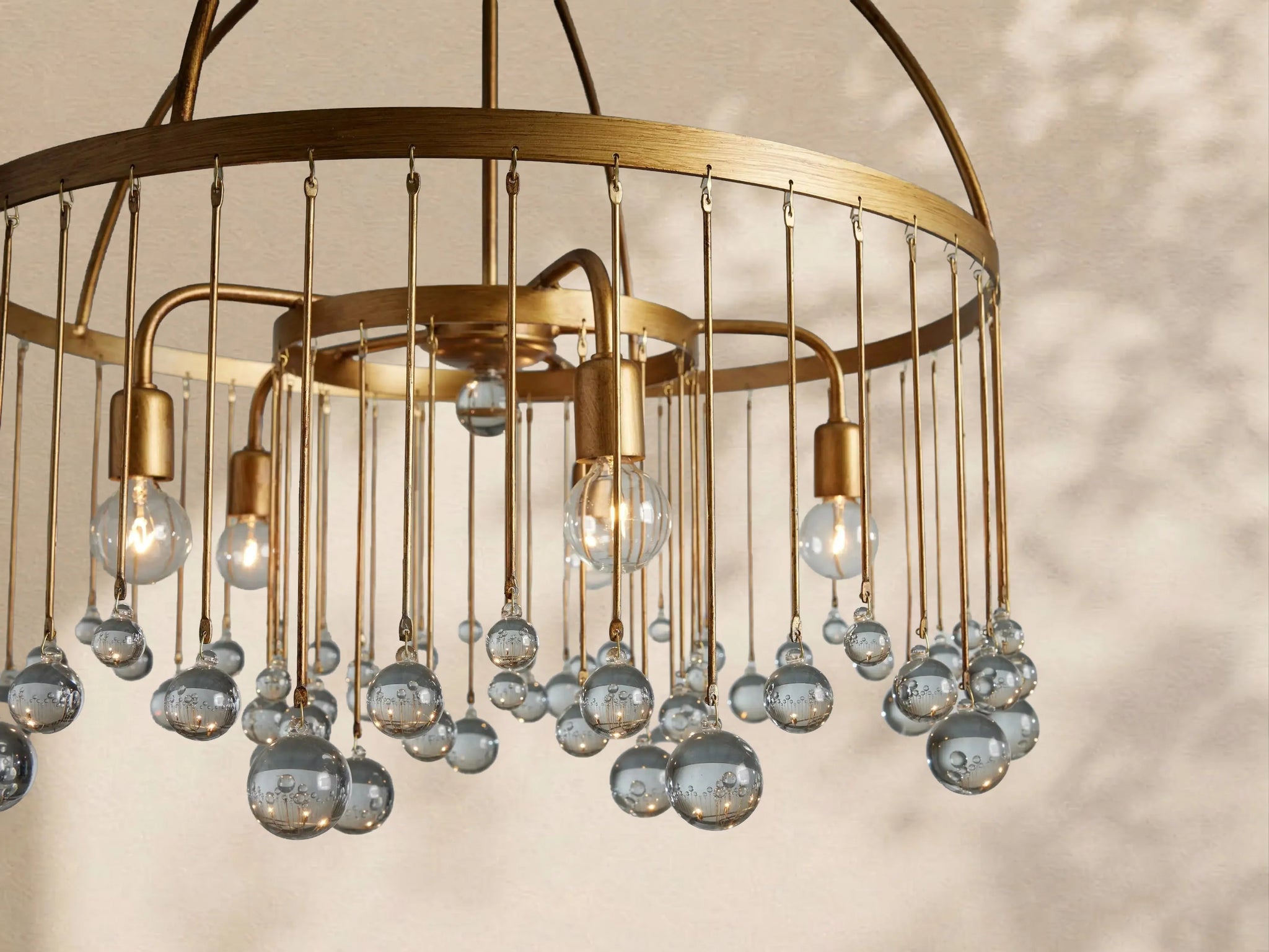 Virelle Crystal Ball Round Chandelier 5 Light / 8 Light