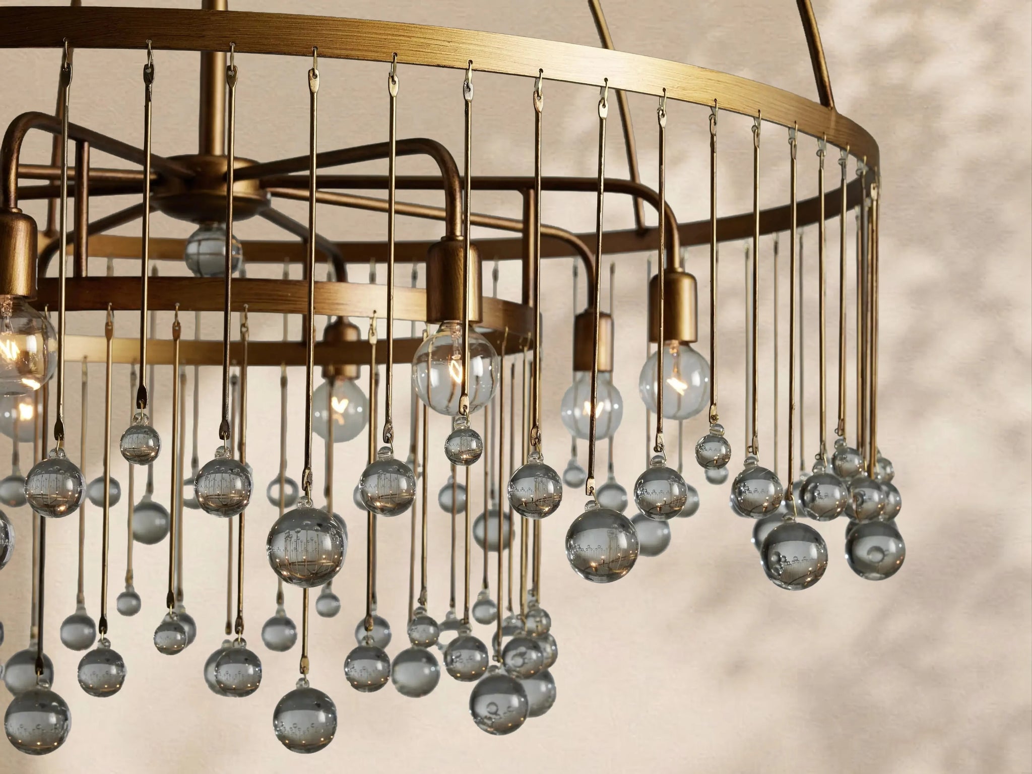 Virelle Crystal Ball Round Chandelier 5 Light / 8 Light