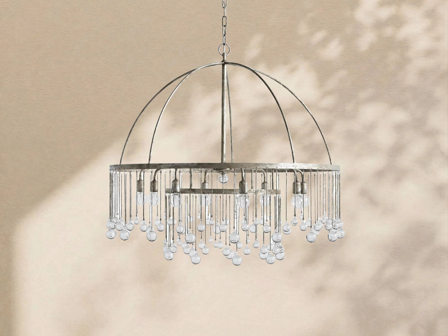 Virelle Crystal Ball Round Chandelier 5 Light / 8 Light